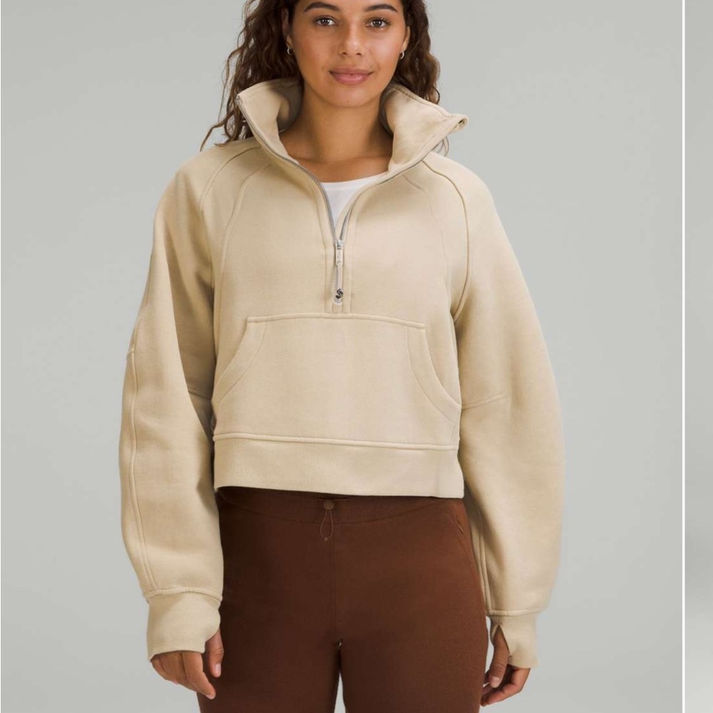 Lululemon Scuba Half Zip in Trench